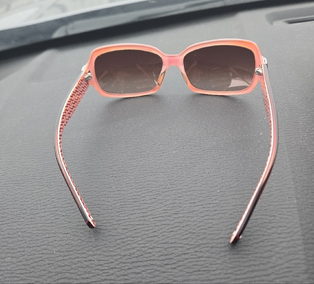Coach Burgundy Women's Sunglasses. COACH NEW YORK “AMELIA” Sunglasses Frame - Picture 5 of 5